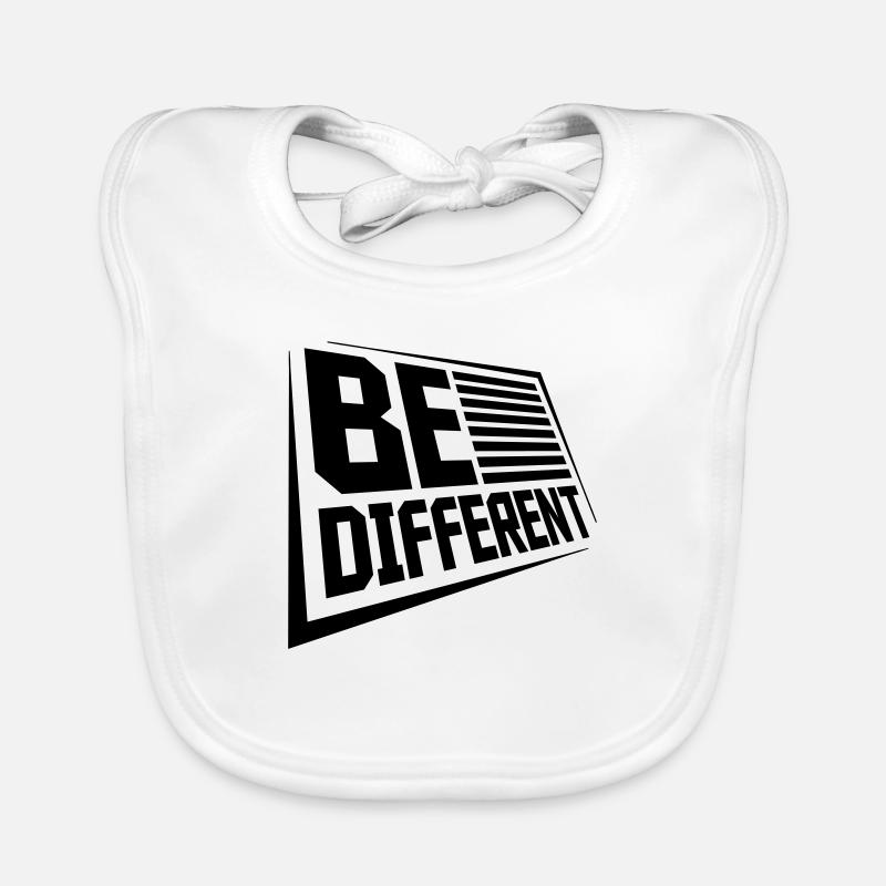 Be different Logo Design Organic Baby Bibs