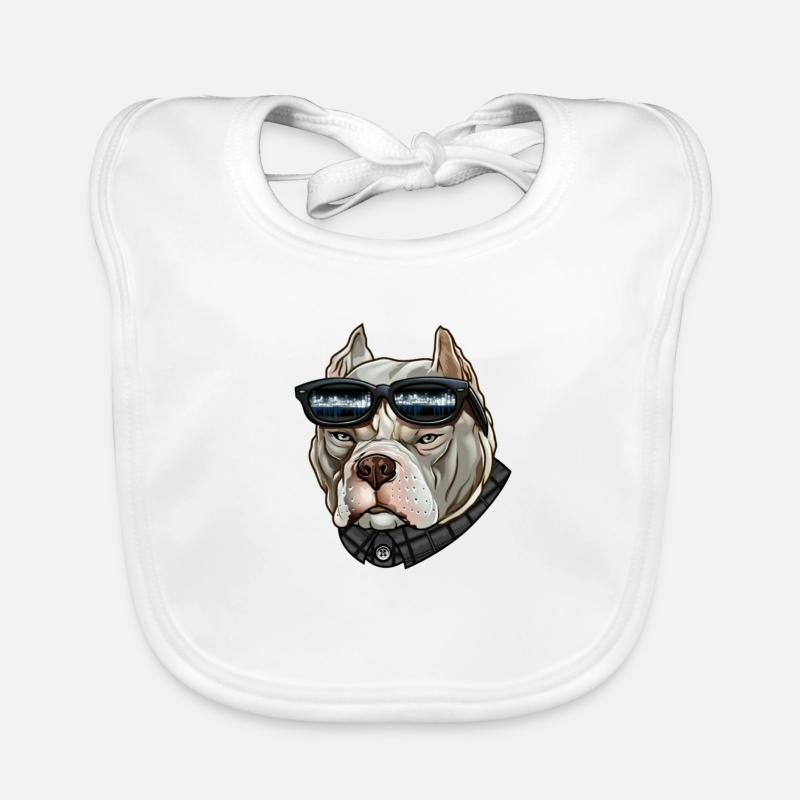 Chien cool Bavoir bio Bébé