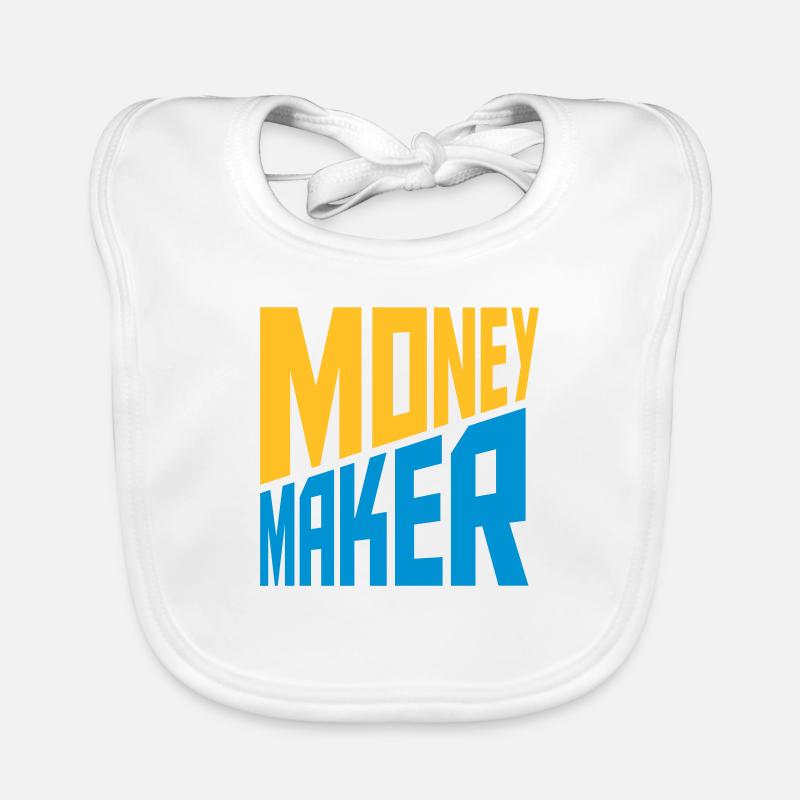 Text Money Maker réussi Bavoir bio Bébé