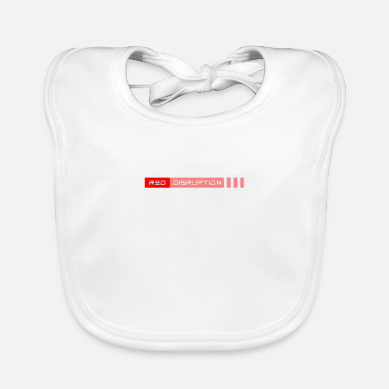 Red Disruption Baby Bio-Lätzchen