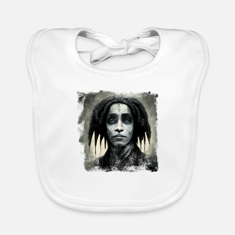 Rasta gothique Bavoir bio Bébé