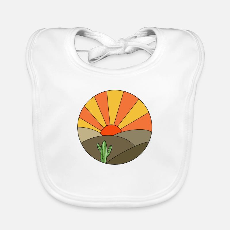 Sunset Desert Organic Baby Bibs