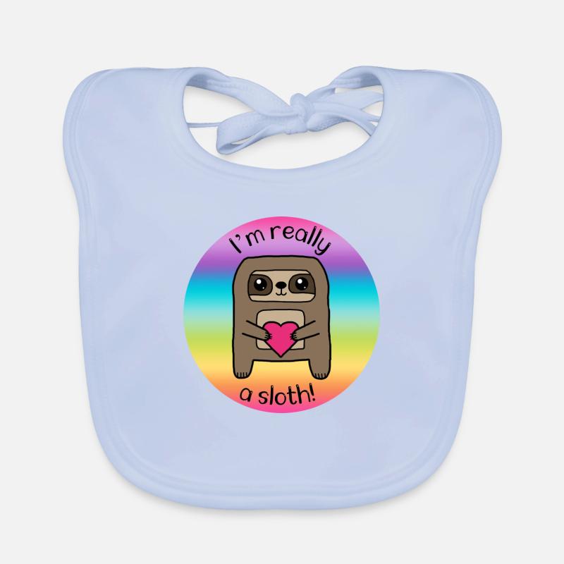 Really A Sloth Organic Baby Bibs