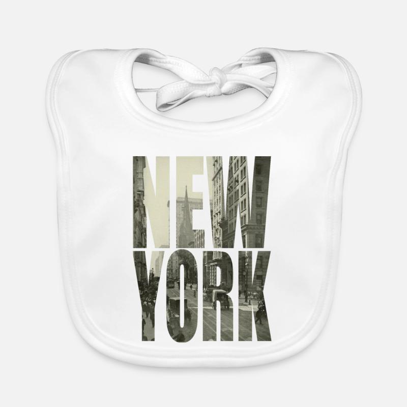 NEW YORK Bavoir bio Bébé