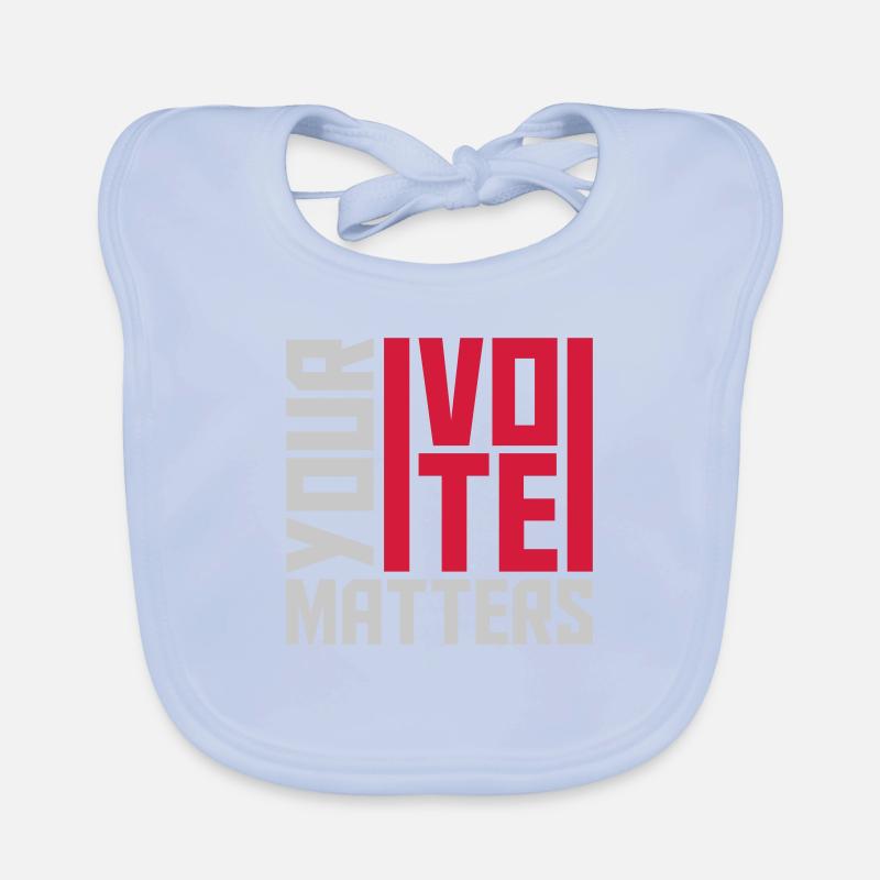 votre vote compte citation Bavoir bio Bébé