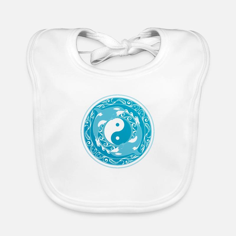 Orques Yin Yang Bavoir bio Bébé