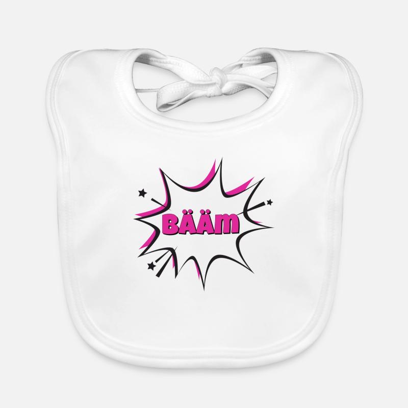 Comic Sticker Baby Bio-Lätzchen