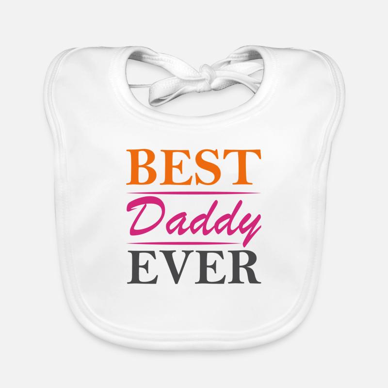 Best Daddy Ever Organic Baby Bibs