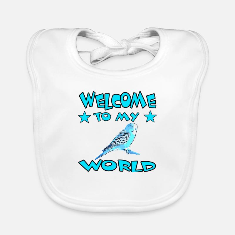 Budgerigar Organic Baby Bibs
