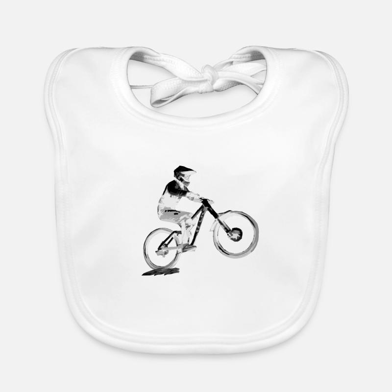 vtt mtb downhill Bavoir bio Bébé