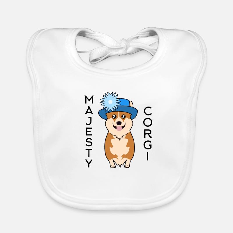 Majesté Corgi Bavoir bio Bébé