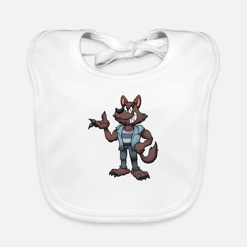 Evil Werewolf Organic Baby Bibs