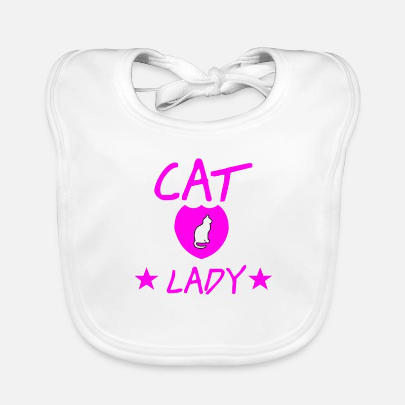 Cat Organic Baby Bibs