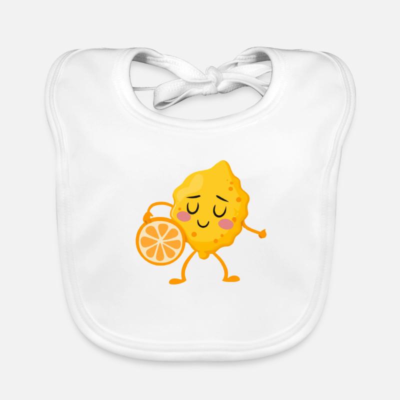 Easy peasy lemon do orange squeesy, verrückte Zit Baby Bio-Lätzchen