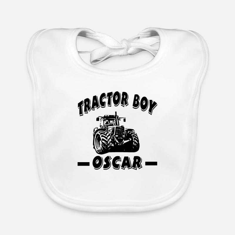 Traktor Baby Bio-Lätzchen