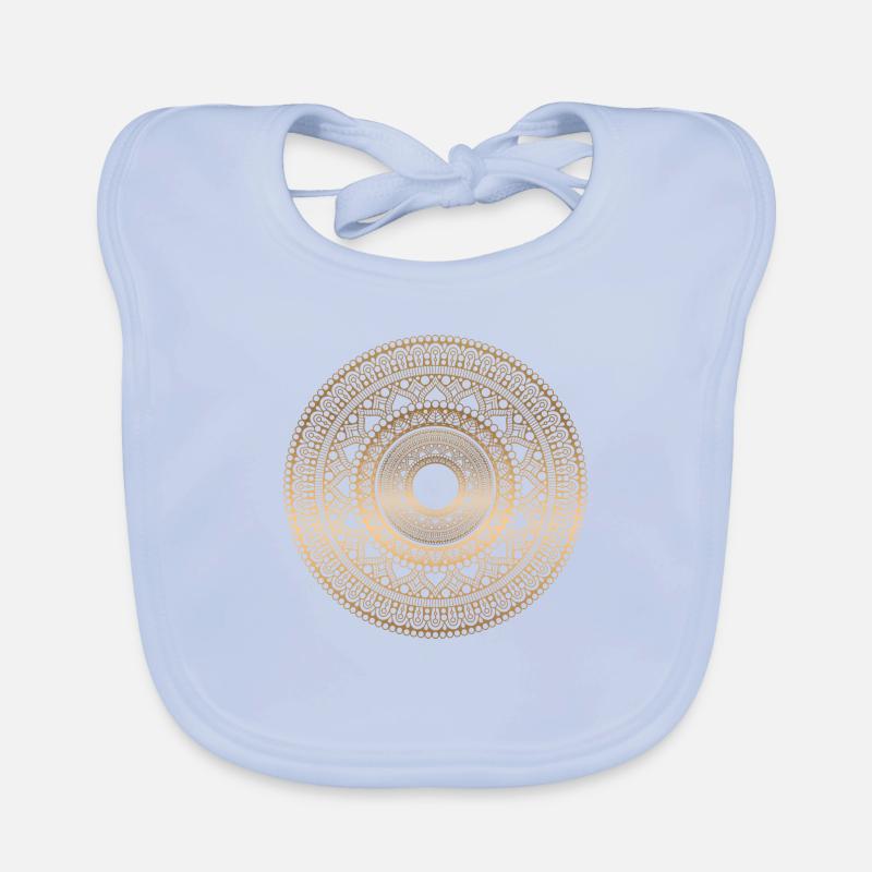 MANDALA 018 Bavoir bio Bébé