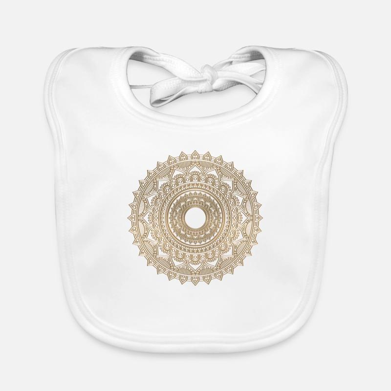 MANDALA 025 Bavoir bio Bébé