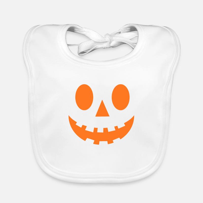 Tête de citrouille Bavoir bio Bébé