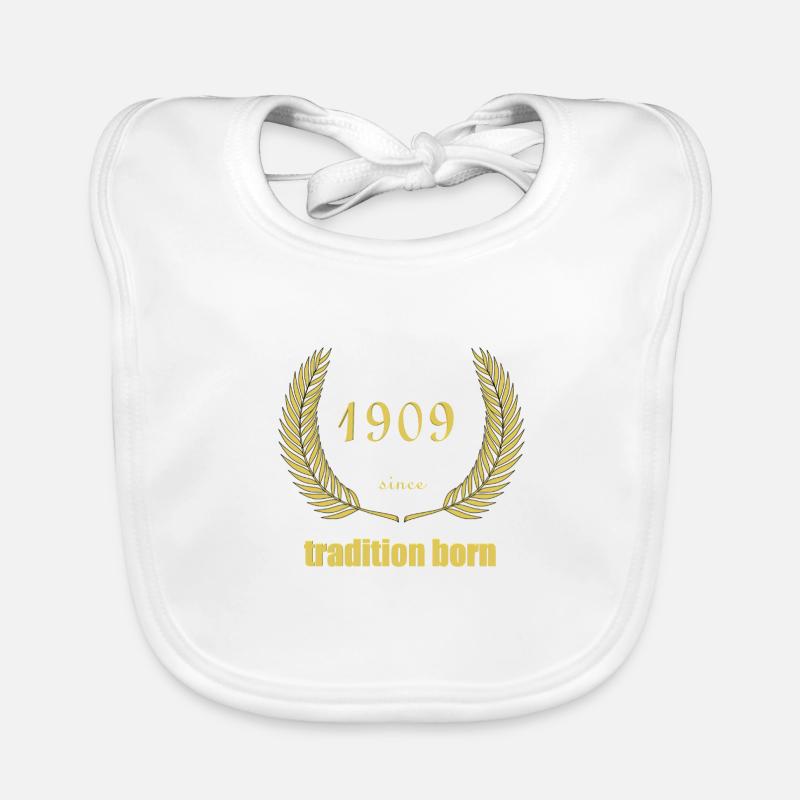 Tradition Born 1909 Baby Bio-Lätzchen