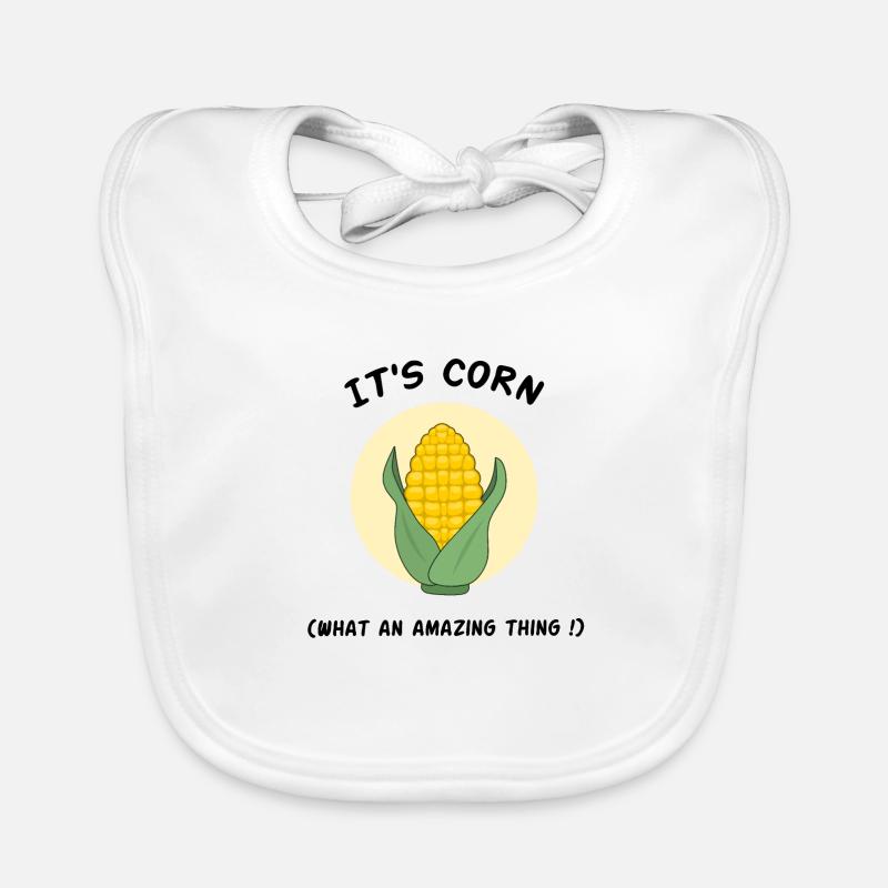 C’est du maïs, quelle chose incroyable ! PDG de corn mem Bavoir bio Bébé