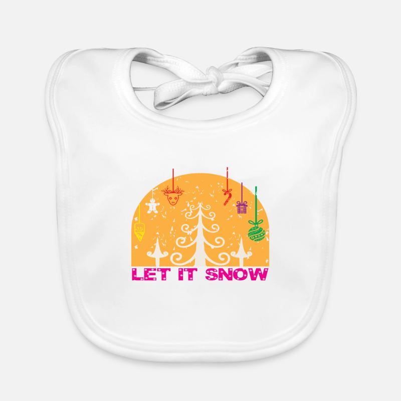 Let it Snow Baby Bio-Lätzchen