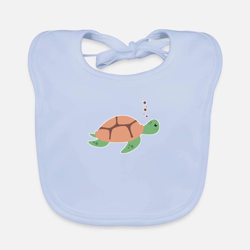 Tortue Bavoir bio Bébé