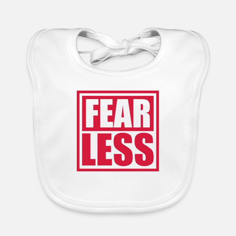 Conception de citation de texte intrépide Bavoir bio Bébé