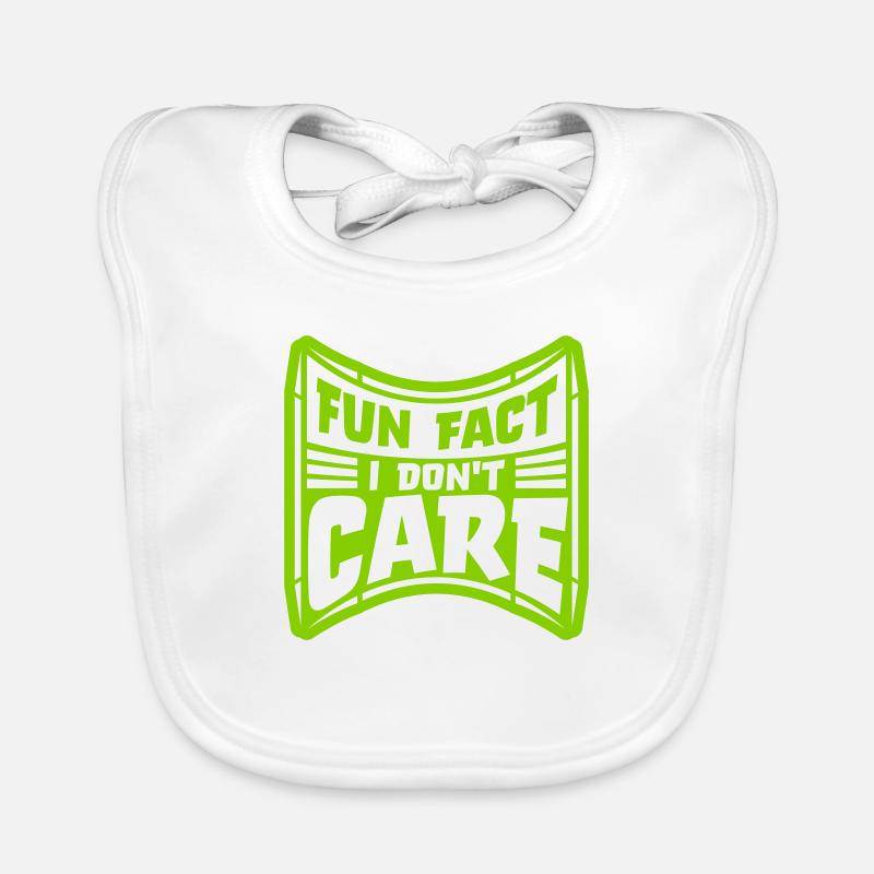 I dont care fact Baby Bio-Lätzchen