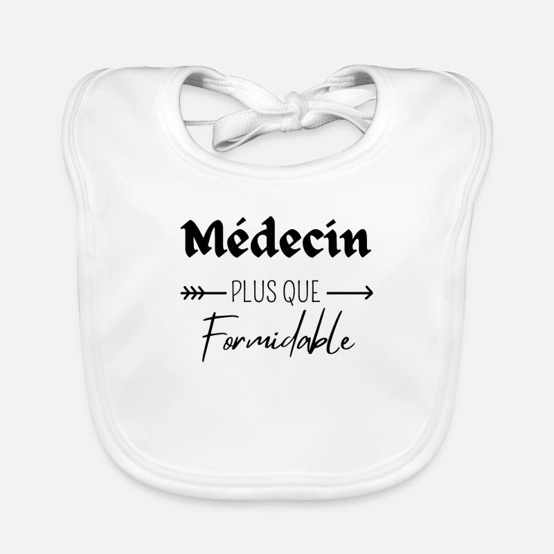 Médecin plus que formidable Bavoir bio Bébé