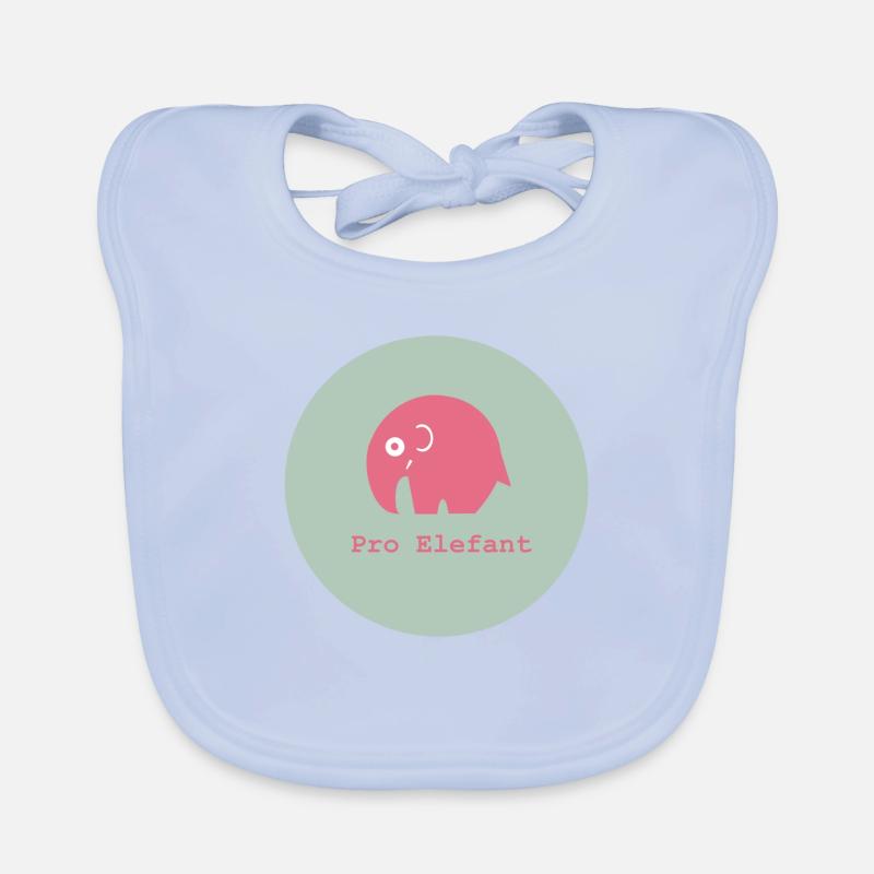 Per elephant, per proboscidean, pro nature Organic Baby Bibs