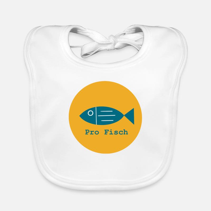 Per fish, per freshwater fish, per seafood Organic Baby Bibs
