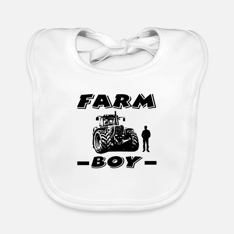 Ferme Bavoir bio Bébé