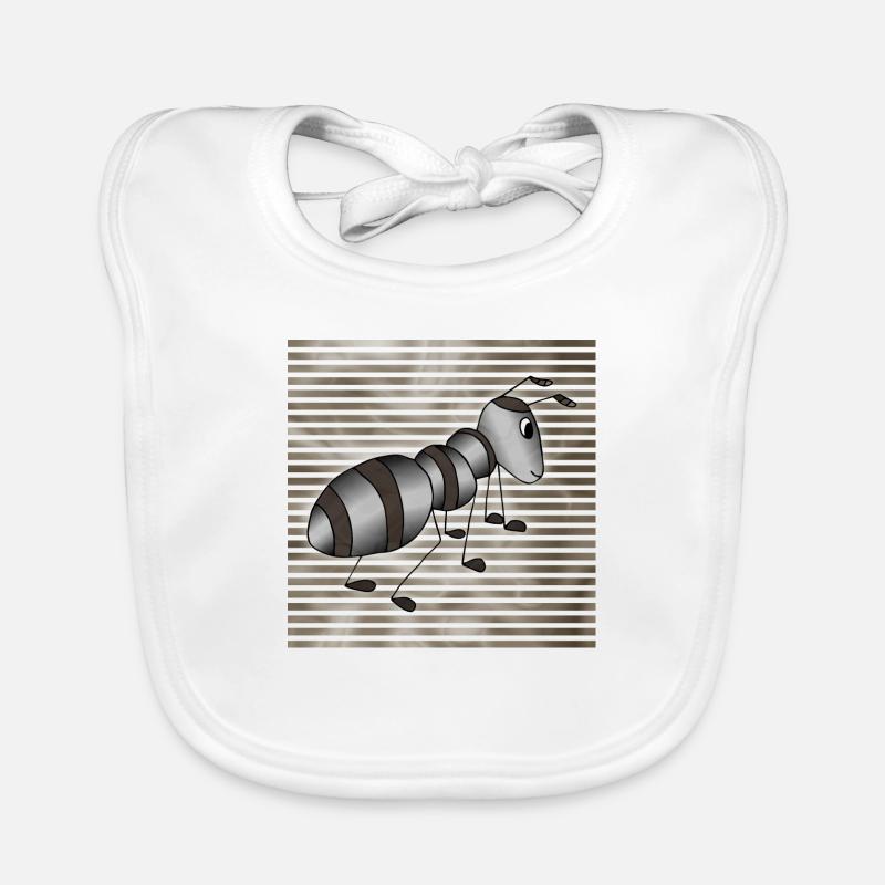 Ant Organic Baby Bibs