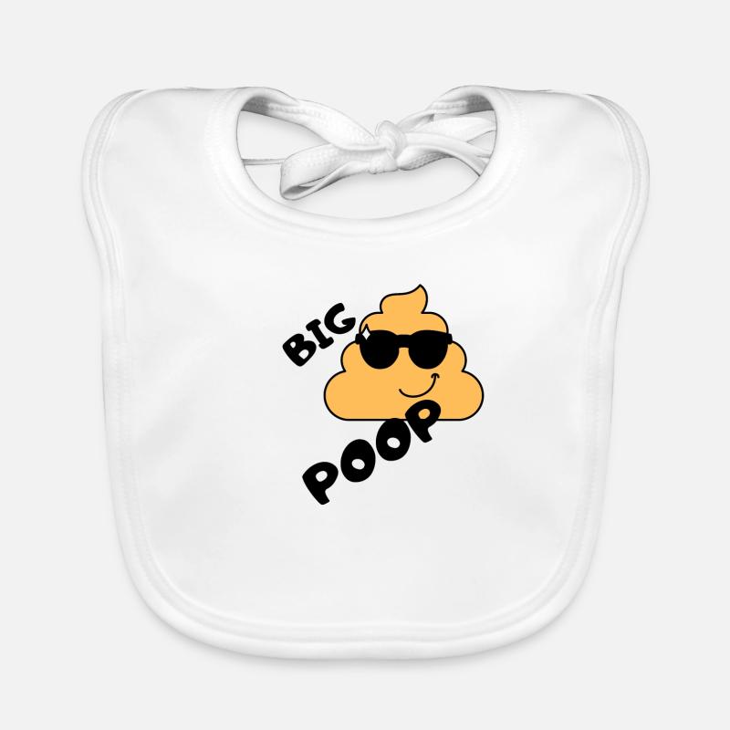 Gros caca Bavoir bio Bébé