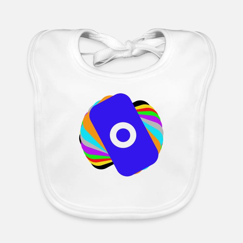 Colour top Organic Baby Bibs