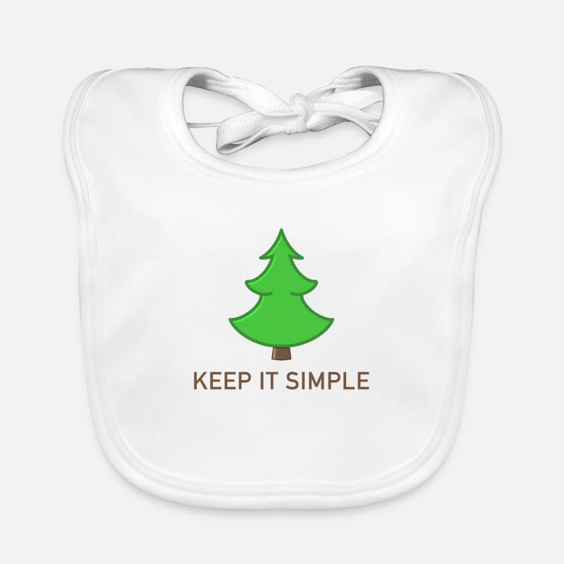 Christmas tree Organic Baby Bibs