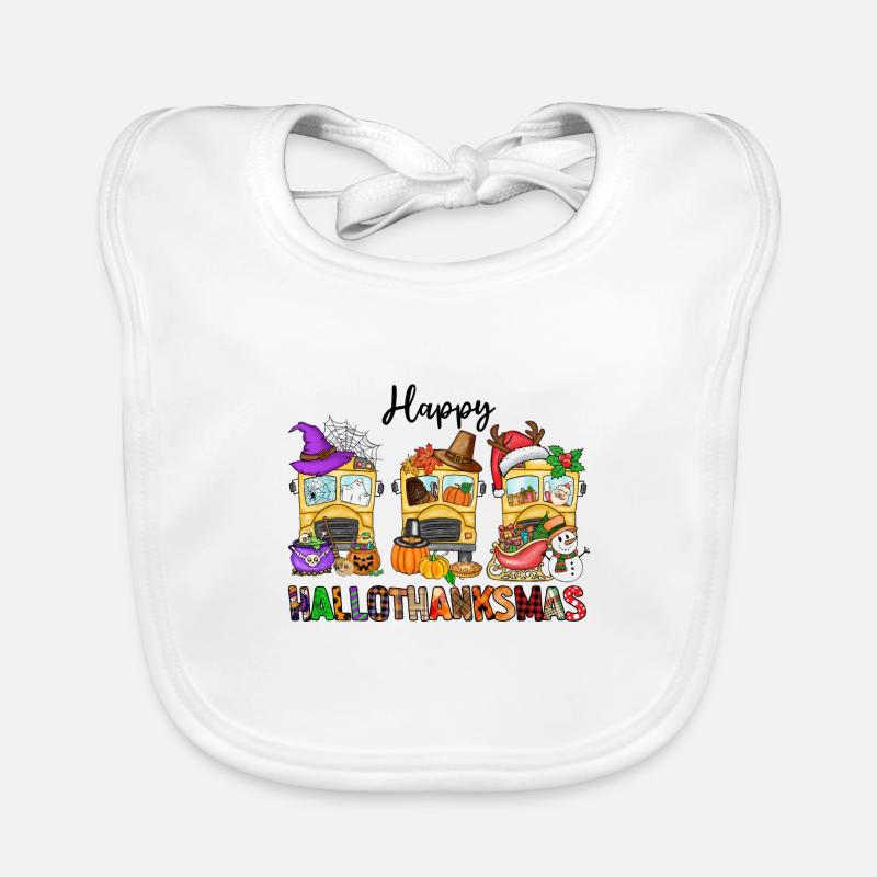 Frohe Hallothanksmas Baby Bio-Lätzchen