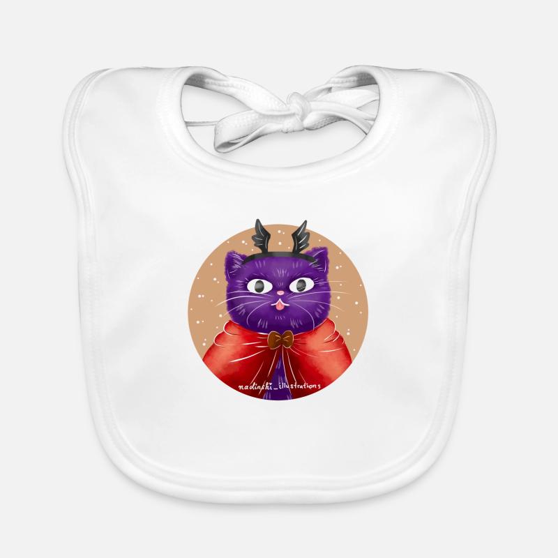 Chat vampire Bavoir bio Bébé