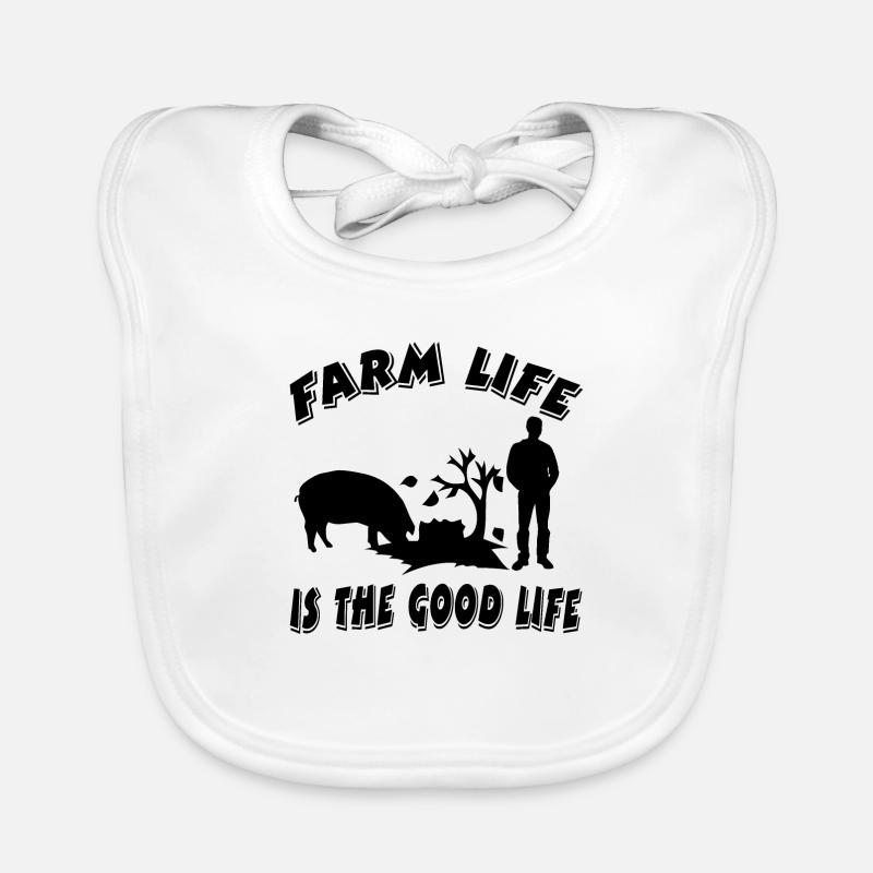 Ferme Bavoir bio Bébé