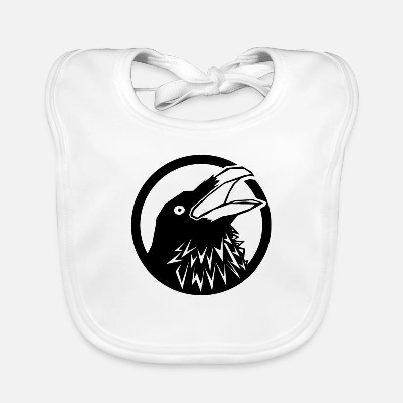 Raven Organic Baby Bibs