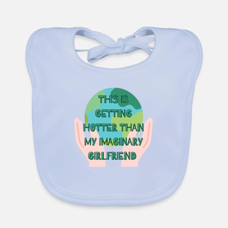 Stop global warming Organic Baby Bibs