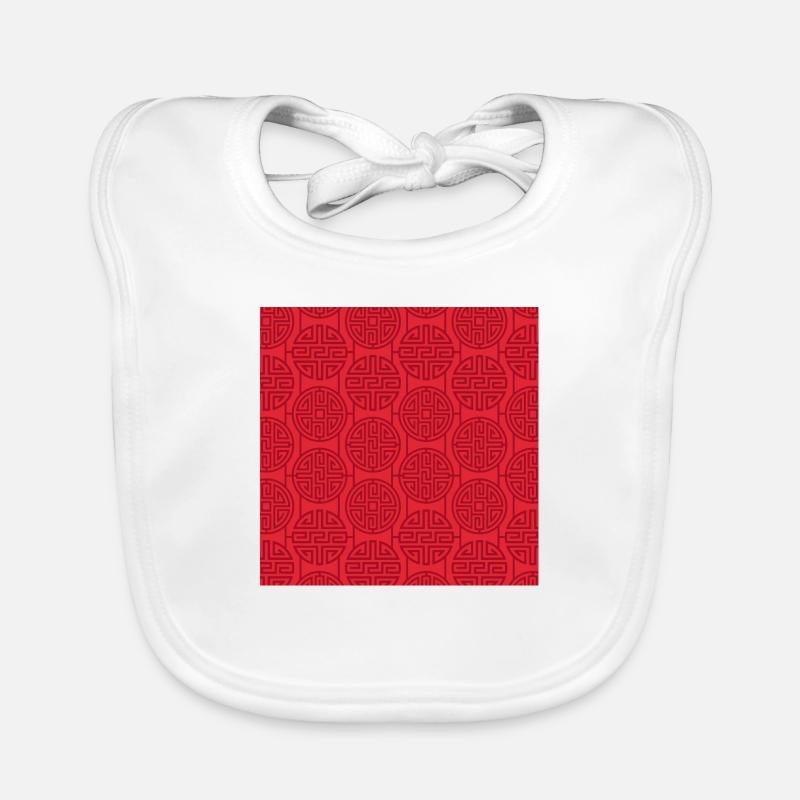 Chinese pattern Organic Baby Bibs