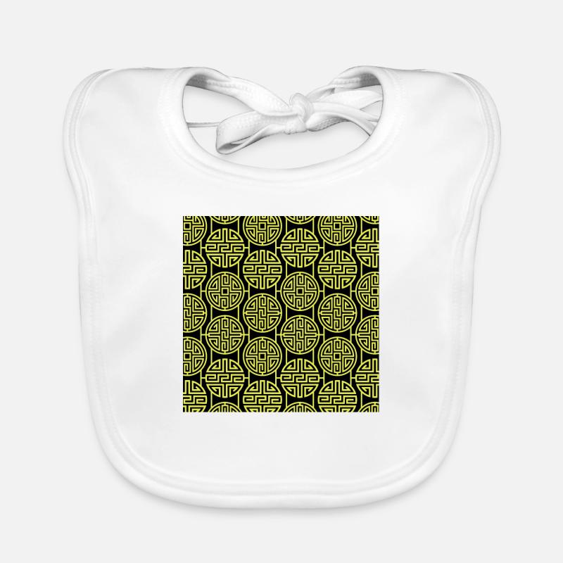 Chinese pattern Organic Baby Bibs