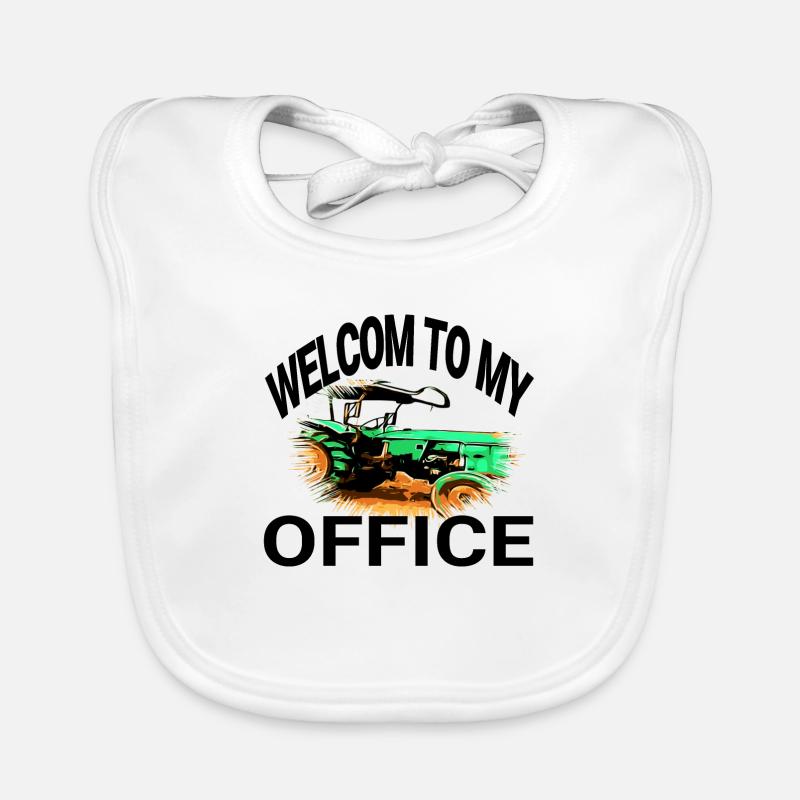 Tractor Organic Baby Bibs