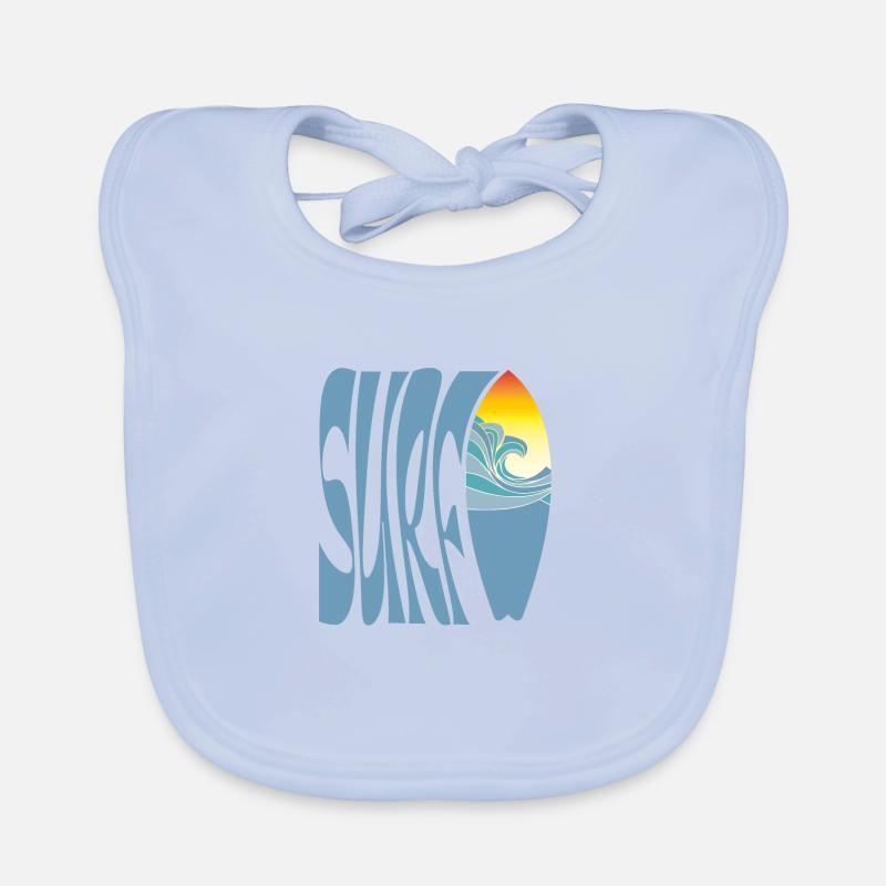 SURF SEA DESIGN Bavoir bio Bébé