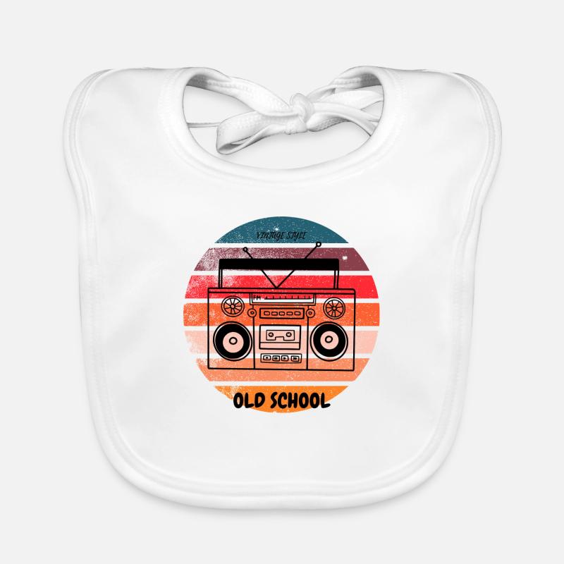 OLD SCHOOL Baby Bio-Lätzchen