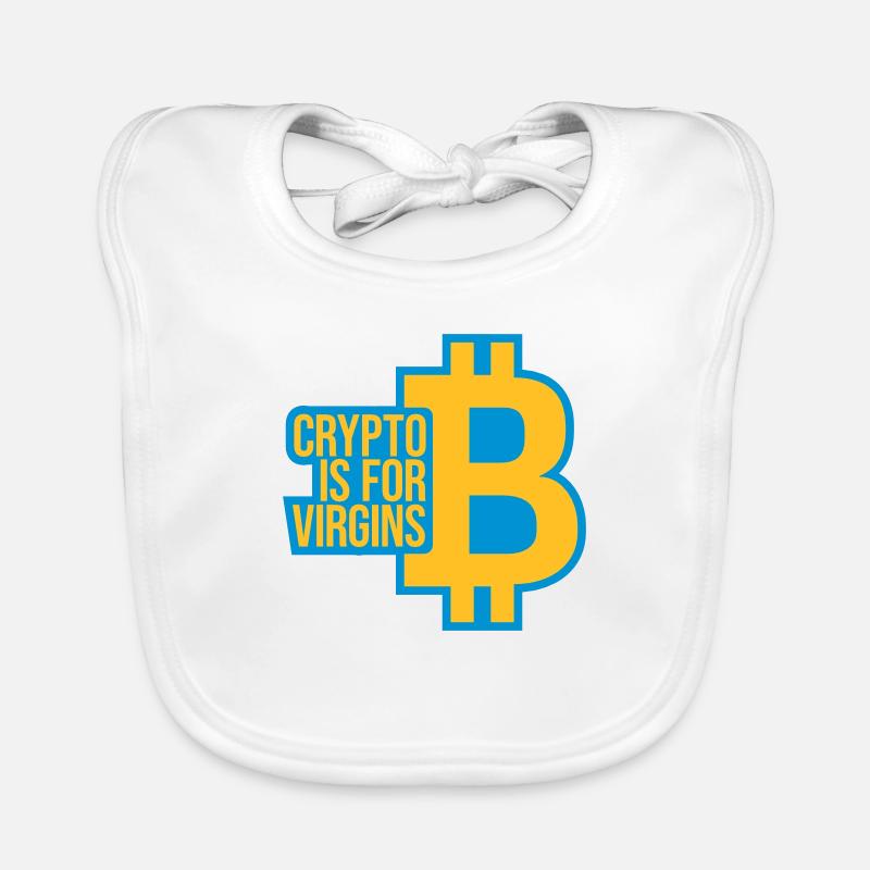Crypto est pour les vierges Bavoir bio Bébé