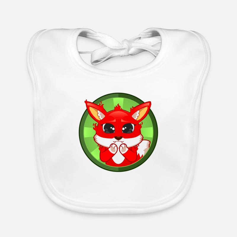 Fuchs große Augen Baby Bio-Lätzchen