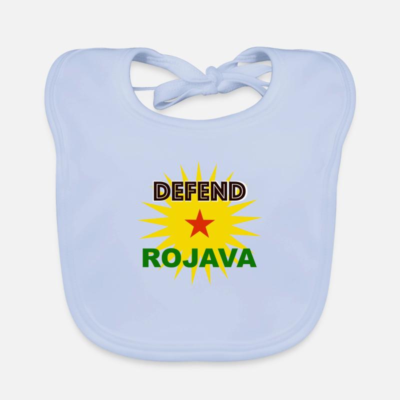 Verteidige Rojava Baby Bio-Lätzchen