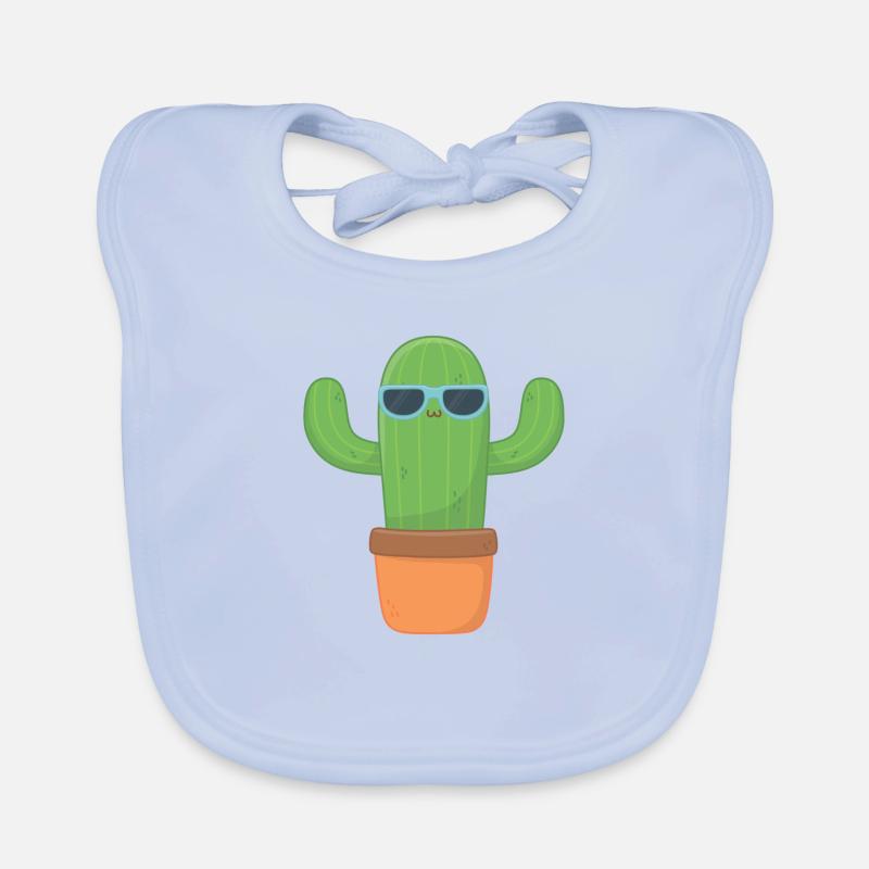 Coole Kaktus Baby Bio-Lätzchen